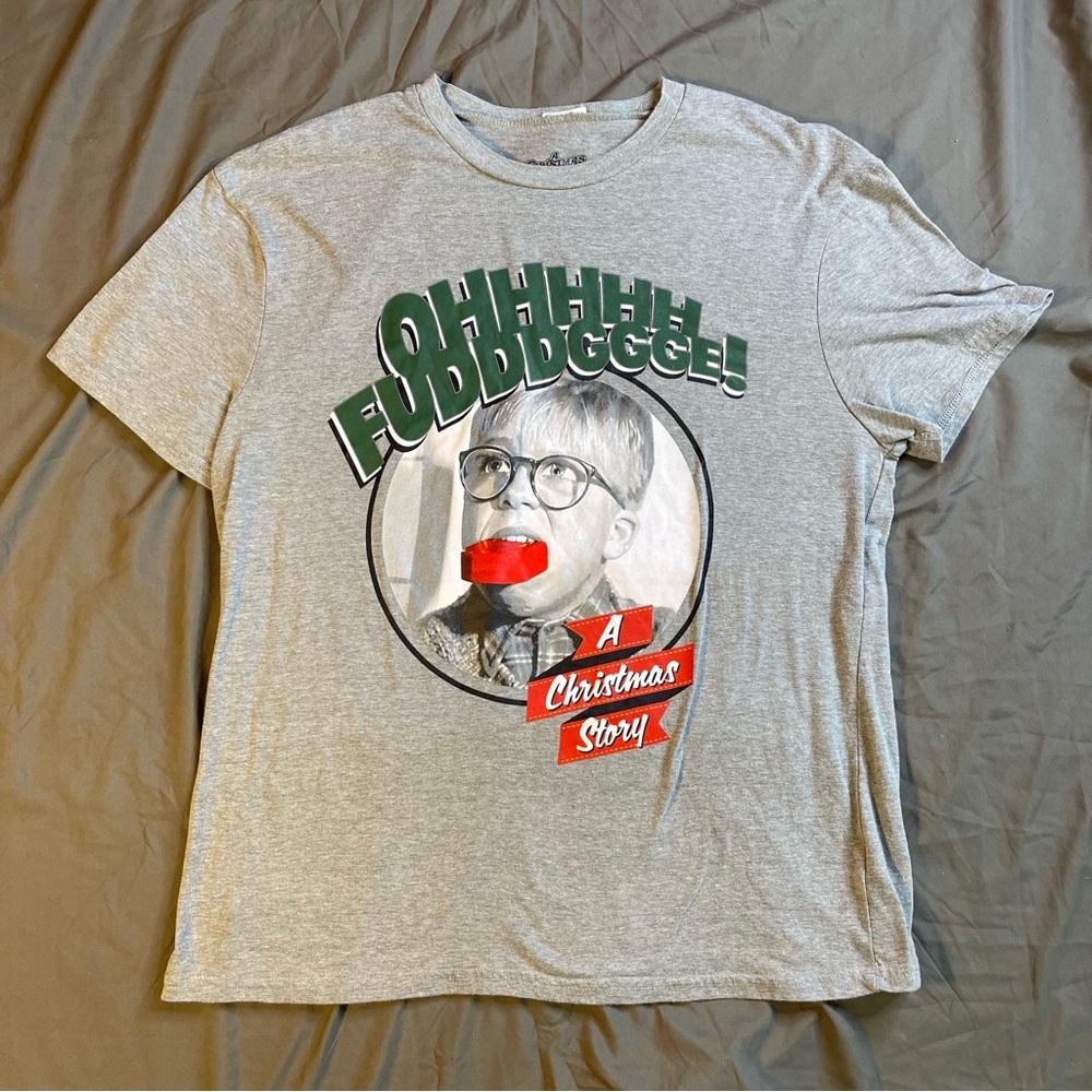 A Christmas Story Ralphie Oh Fudge Lifebuoy Soap T-Shirt Large